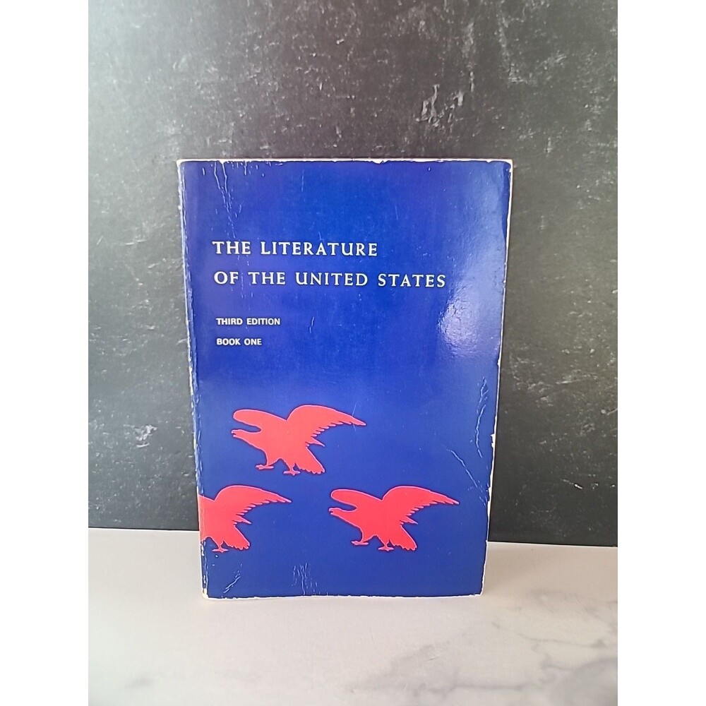 The Literature Of The United States Third Edition Book One Paperback